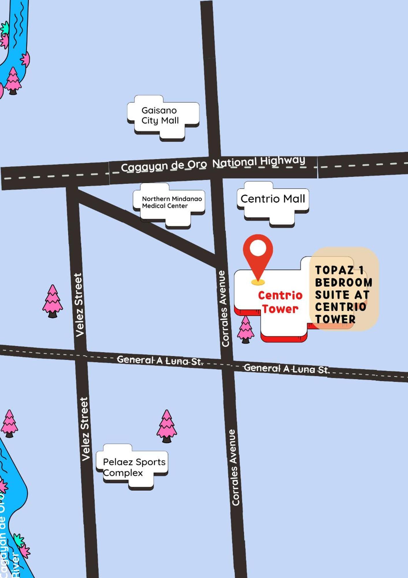 Topaz 1 Bedroom Suite Orochi Staycation Ph At Centrio Towers Cagayan de Oro Zewnętrze zdjęcie